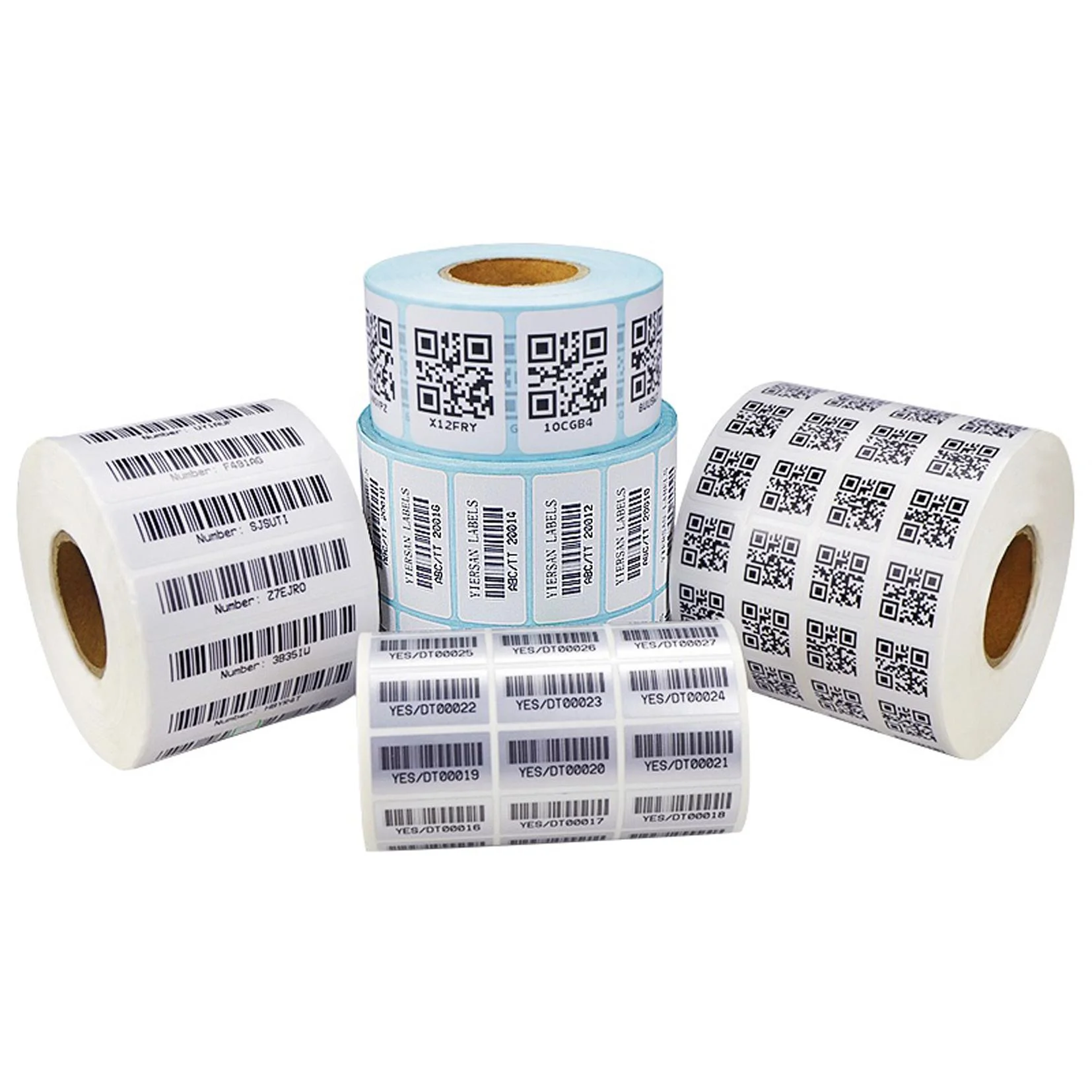 Custom printed identification labels for equipment and components