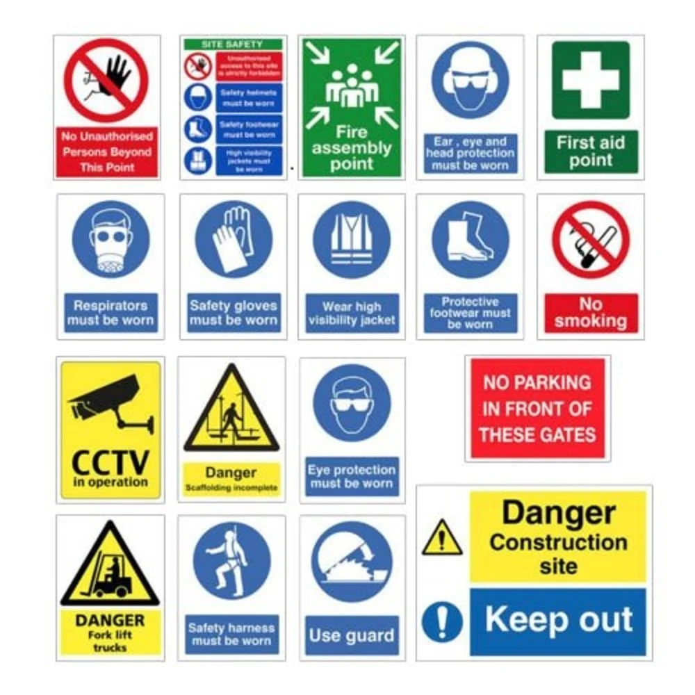 Durable industrial equipment identification labels and nameplates