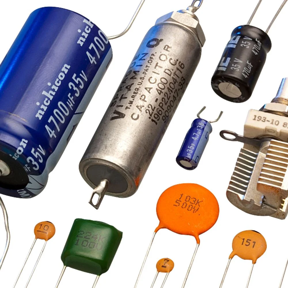 Capacitors on circuit board