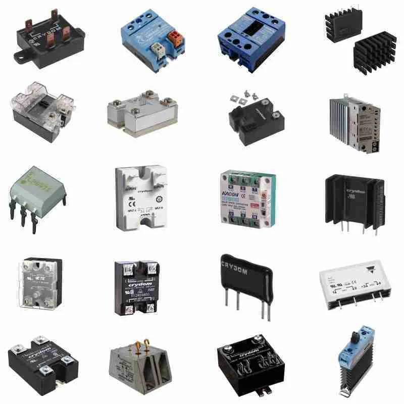 Electronic relay components