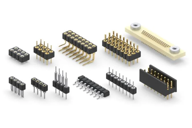 Board connectors and electronic parts
