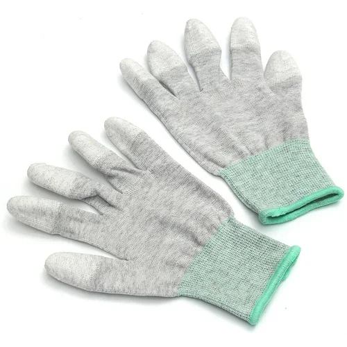 ESD gloves for handling electronic components
