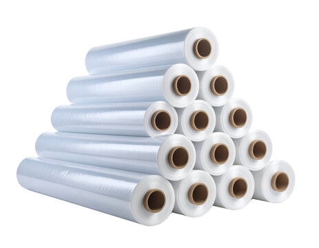 PE stretch film for protective industrial packaging
