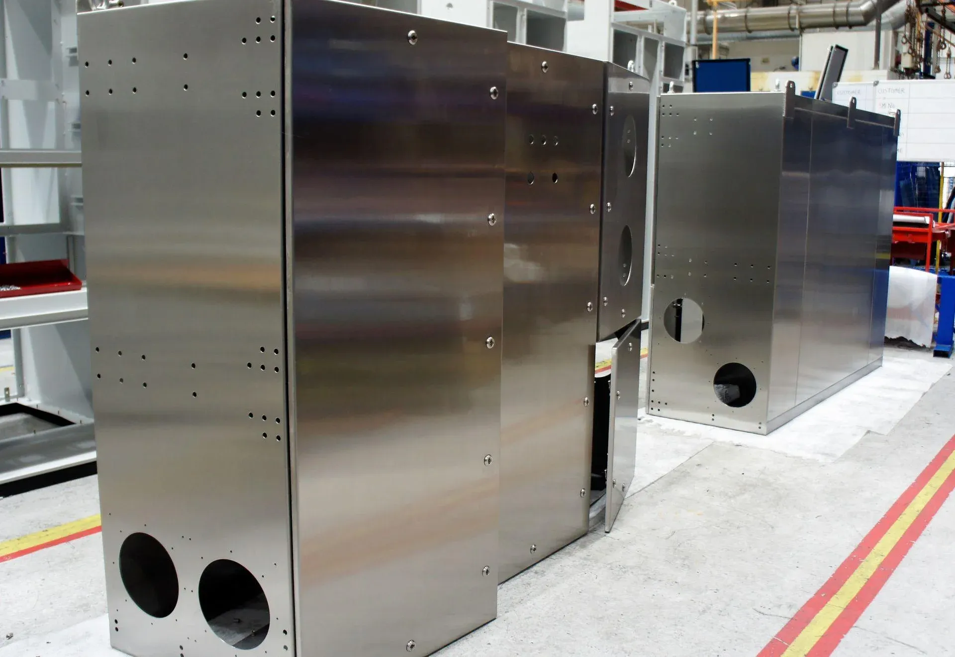 Protective fabricated metal covers
