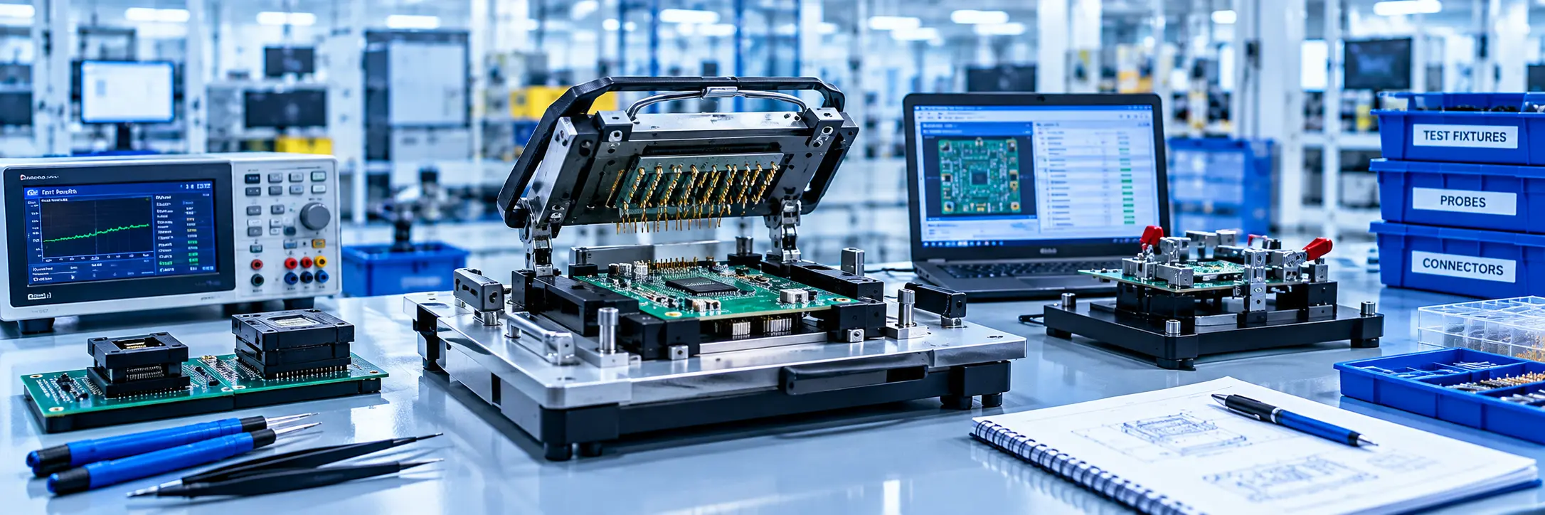 Test fixtures and engineering solutions